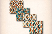 Western Watercolor Seamless Pattern, a Pattern Graphic by Digital Artistic99 (Thumbnail 6 of 8)
