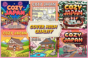 Bold Easy Cozy Japan Coloring Pages, a Decorative Illustration by Ink Gallery (Thumbnail 4 of 4)