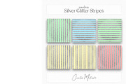Silver Glitter Stripes Seamless JPG, a Texture Graphic by Creative Matrix82 (Thumbnail 2 of 5)