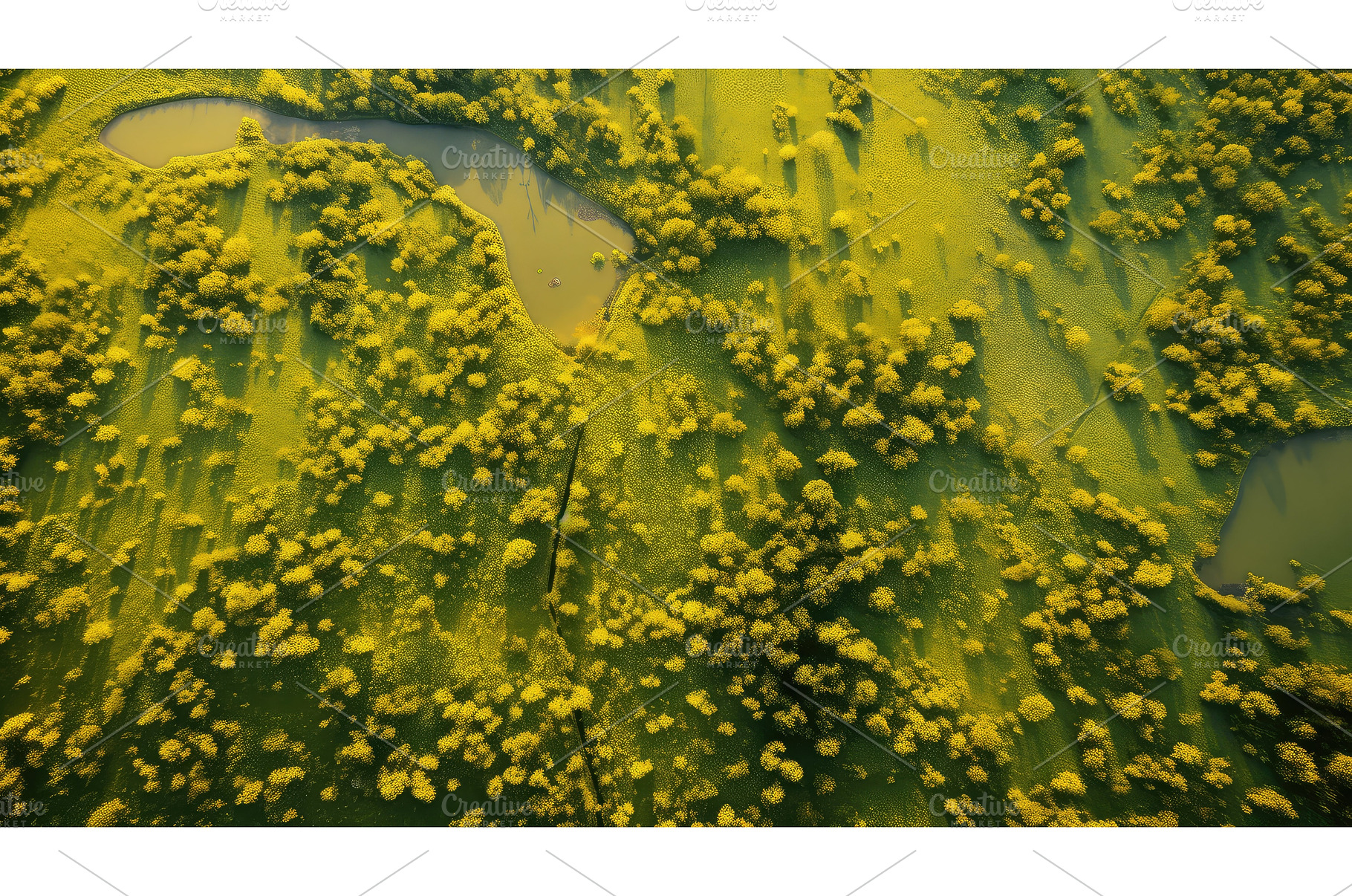 lush golden clover ai generated, a Background Photo by pikepicture