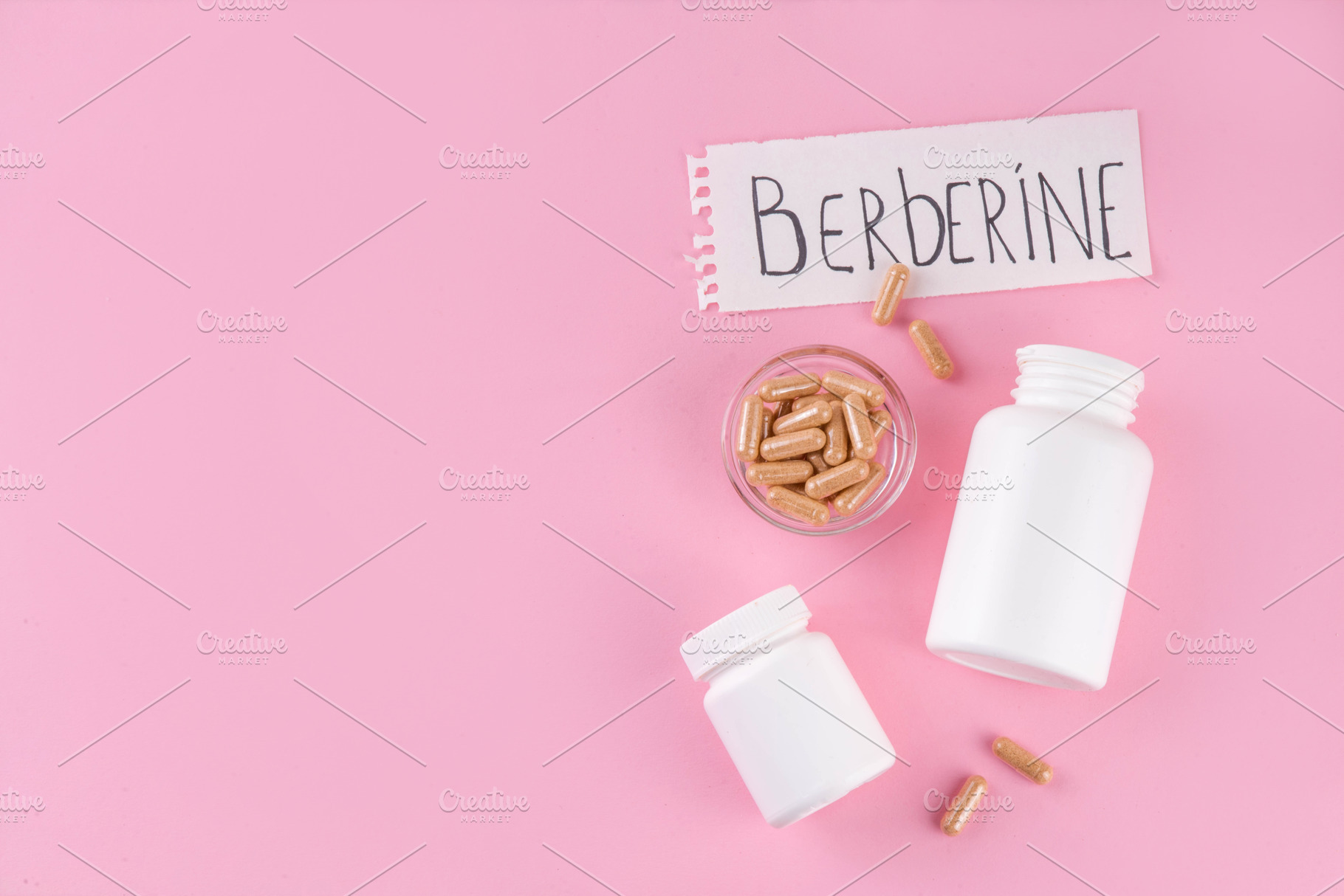 Medical supplement berberine, a Health & Medical Photo by Rimma