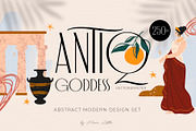 Antiq goddess modern design set, an Animal Illustration by Beauty Drops (Thumbnail 1 of 10)