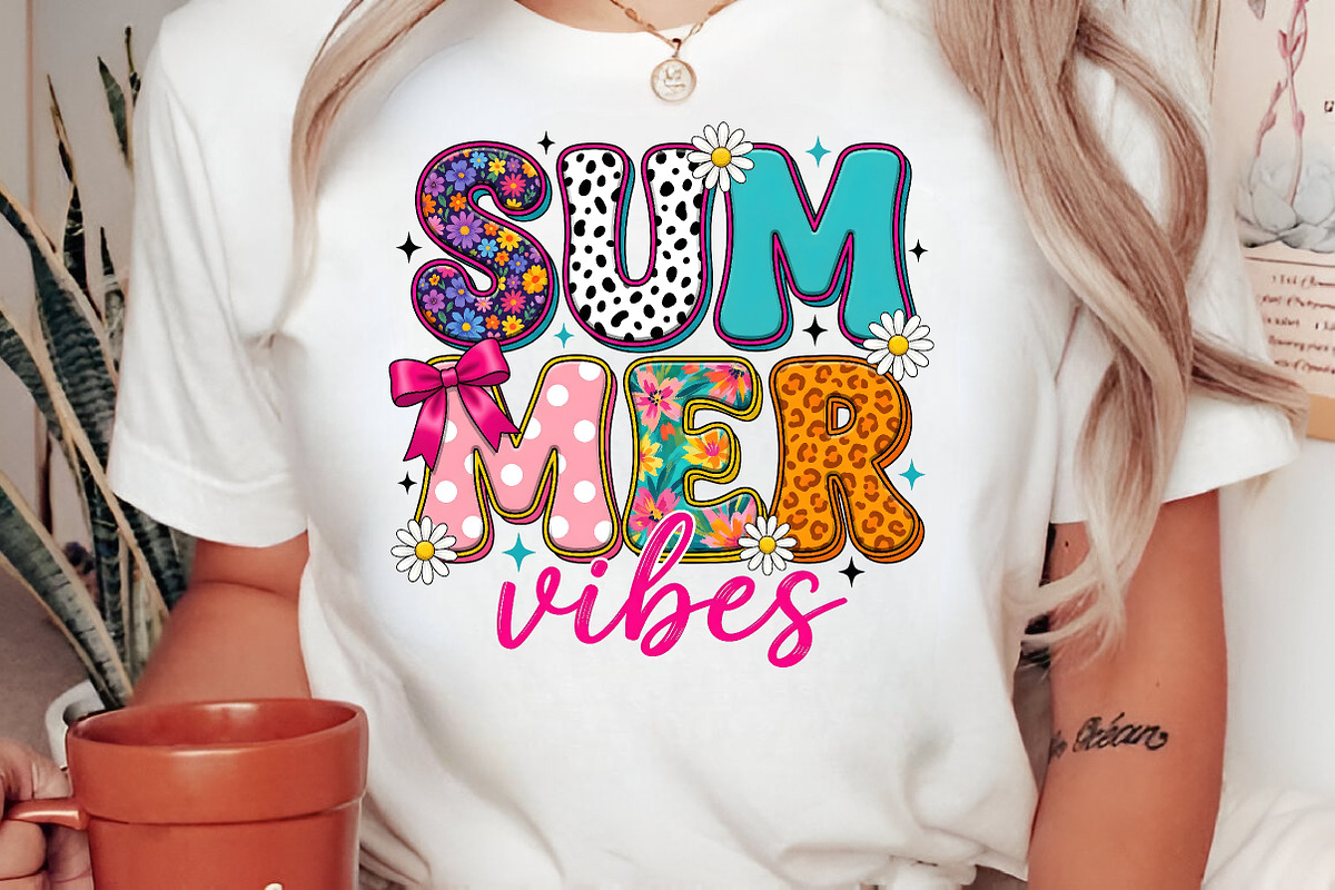 Summer Vibes Shirt PNG, Shirt Png, an Illustration by CreationArt (Photo 5 of 5)