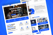 StudioNova Studio Portfolio Landing, a Landing Page Template by productype1 (Thumbnail 4 of 5)