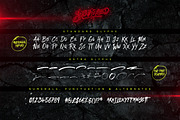 Sabotaged + Extras, a Font by Sam Parrett (Thumbnail 7 of 8)