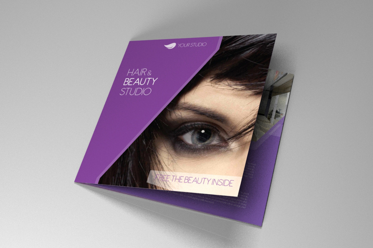 Indesign brochure Hair & Makeup, a Brochure Template by RudanStudio (Photo 1 of 7)