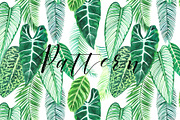 Tropical. Watercolor patterns., a Pattern Graphic by Anyuka (Thumbnail 2 of 10)