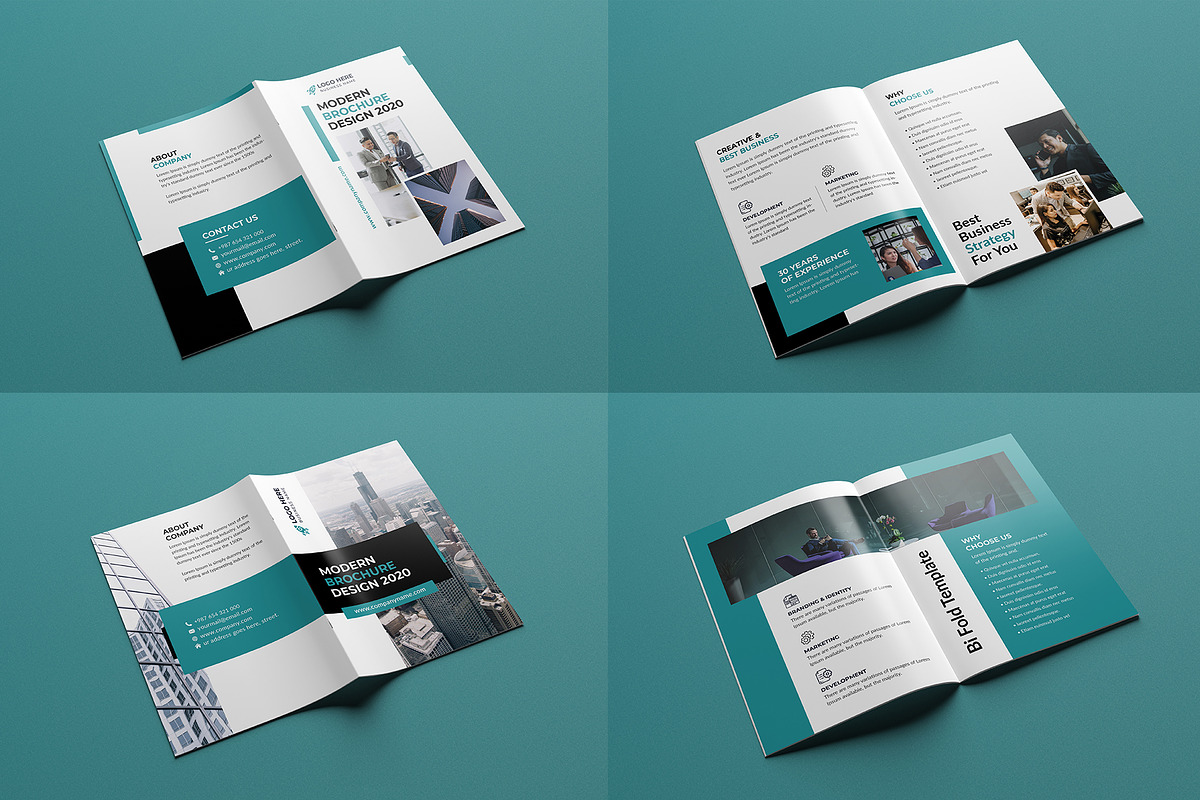 20 Bi-fold Brochure Template Bundle, a Brochure Template by Pixelpick (Photo 10 of 11)