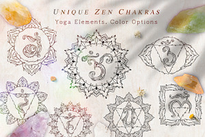 Unique Zen Chakras 40 Items