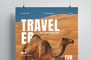 Travel Cover Magazine Template, a Magazine Template by MightyDesign (Thumbnail 2 of 8)