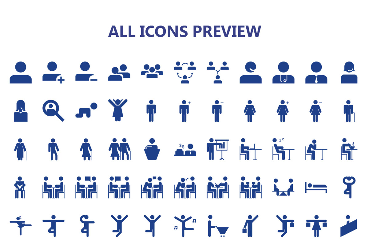 110 Konnect User Icons, an Icon by Tahsin Tahil (Photo 2 of 2)