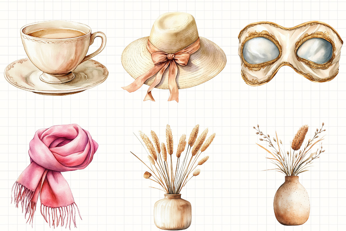 Autumn Mood Clipart Set, an Illustration by Libby Wishes (Photo 4 of 5)