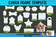 Dog Tag Frame. Canva Frame Template., a Marketing Template by Ink Gallery (Thumbnail 1 of 3)