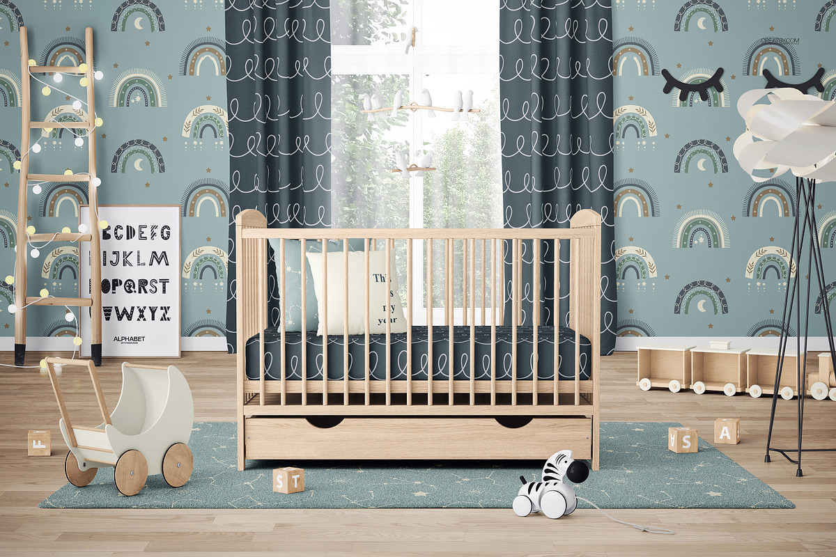 Baby Crib Nursery Mockup Collection, a Household Mockup by creatsy5 (Photo 19 of 22)
