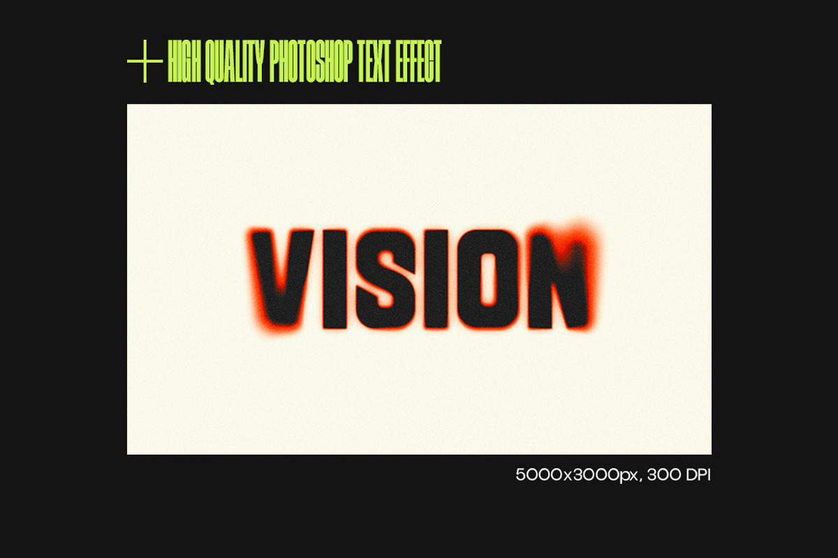 Blurred Text Effect, a Layer Style Add-On by dokudokunomi (Photo 3 of 4)