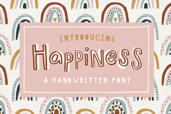 Happiness Handwritten Font preview 5