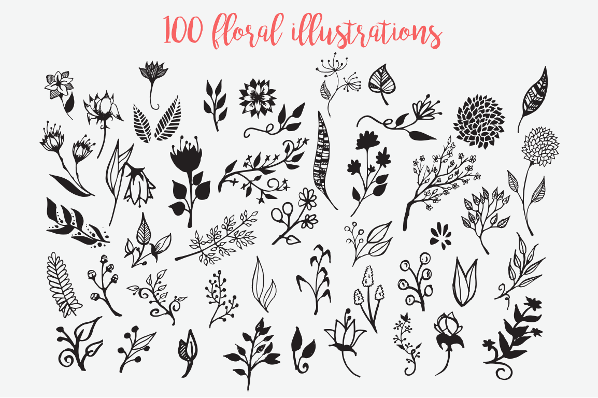 Big Hand Drawn Logo Kit, a Branding & Logo Template by Brandi Lea Designs (Photo 15 of 32)