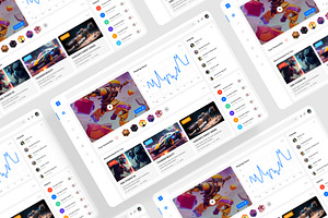 Games Dashboard UI Kit Figma, an UI Kit Template by iDoodle Studio