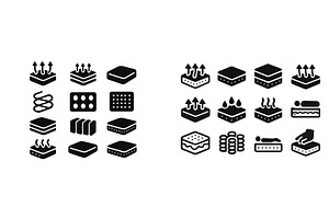 Icons representing various cooking, a Food Illustration by ZinetroN