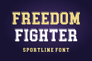 Freedom Fighter, a Font by Limited.studio (Thumbnail 1 of 5)