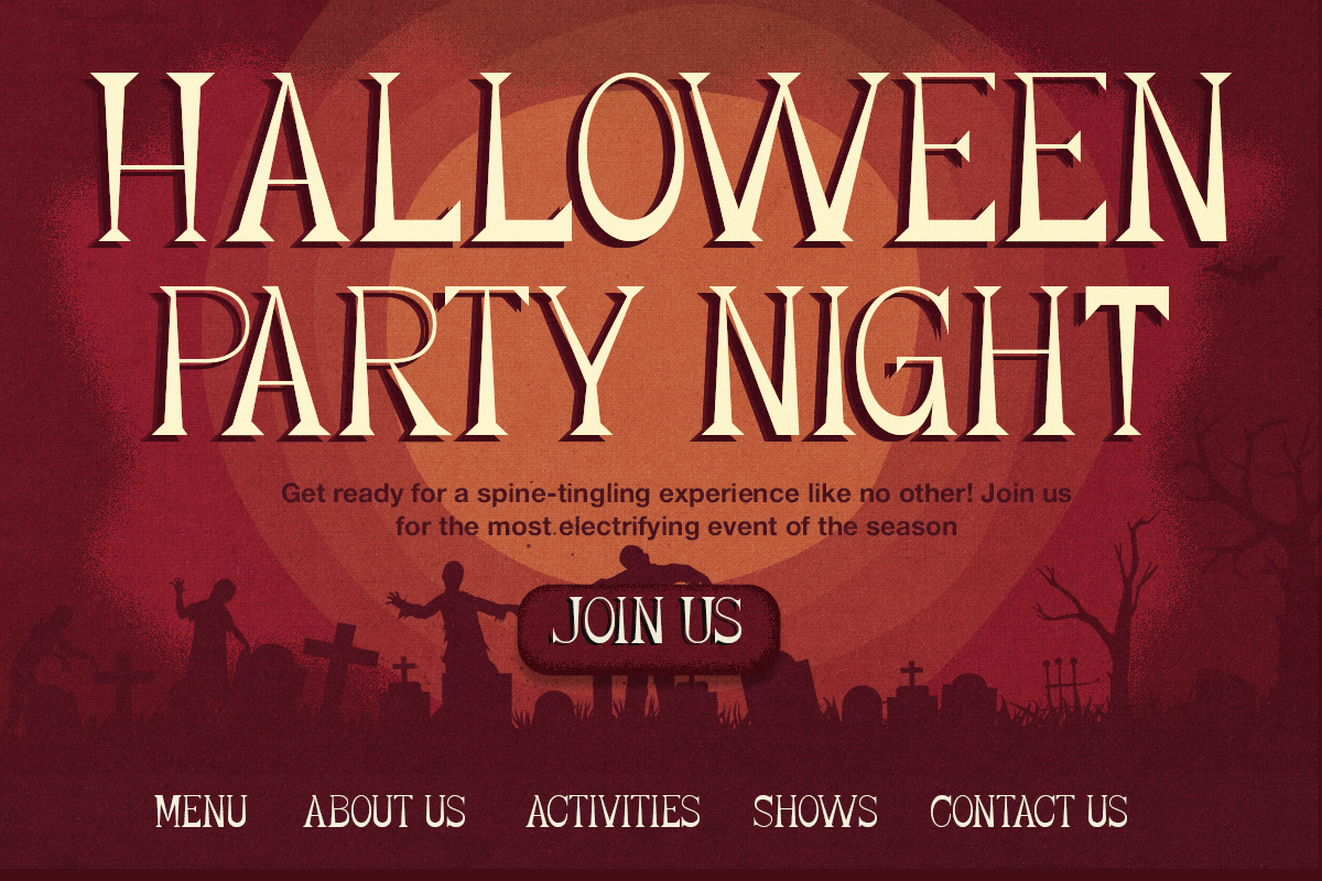 Night Stright - Horror Display Font, a Serif Font by Pandeka Studio (Photo 6 of 9)