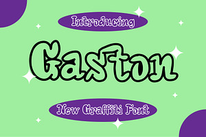 Gaston - Newe Graffiti Font