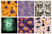 Halloween Digital Papers-20 PNG, a Pattern Graphic by Libby Wishes (Thumbnail 5 of 5)