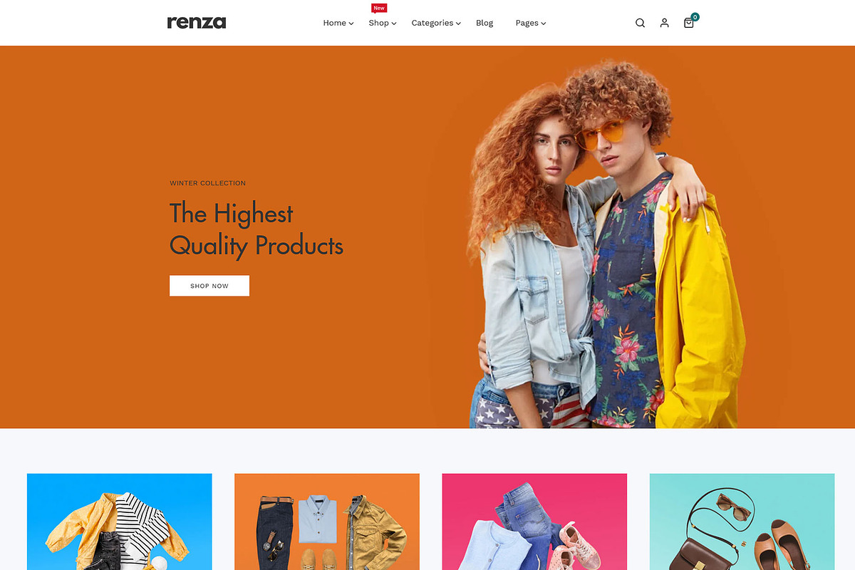 Renza - Multipurpose Shopify Theme, a Shopify Template by Team90Degree (Photo 2 of 6)