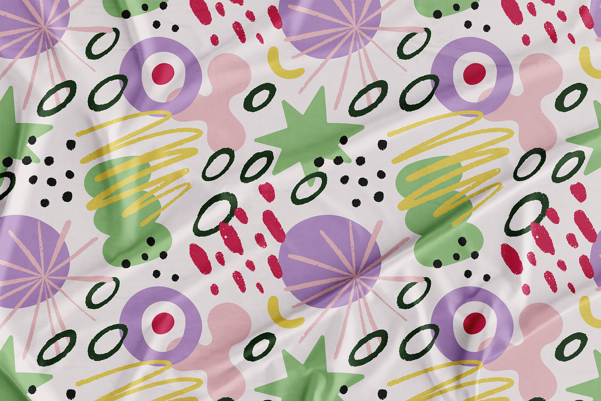 Abstract shapes seamless patterns, a Pattern Graphic by Good Studio (Photo 6 of 8)