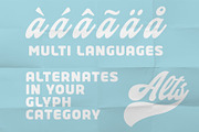 Slash Mash, Script Font, a Script Font by Andfonts (Thumbnail 7 of 7)