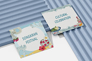 Floral Water Festival – Hand-Drawn, a Seasonal Illustration by CreativeValuation (Thumbnail 8 of 10)