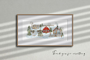 Christmas in Countryside Collection, a Decorative Illustration by Olya Haifisch (Thumbnail 10 of 10)