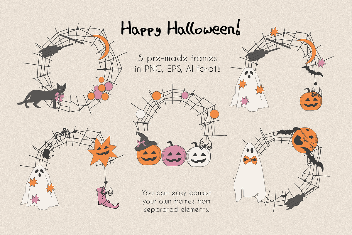 BOO to YOU -Halloween collection, an Object Graphic by DigARTbyHavroshka (Photo 5 of 13)