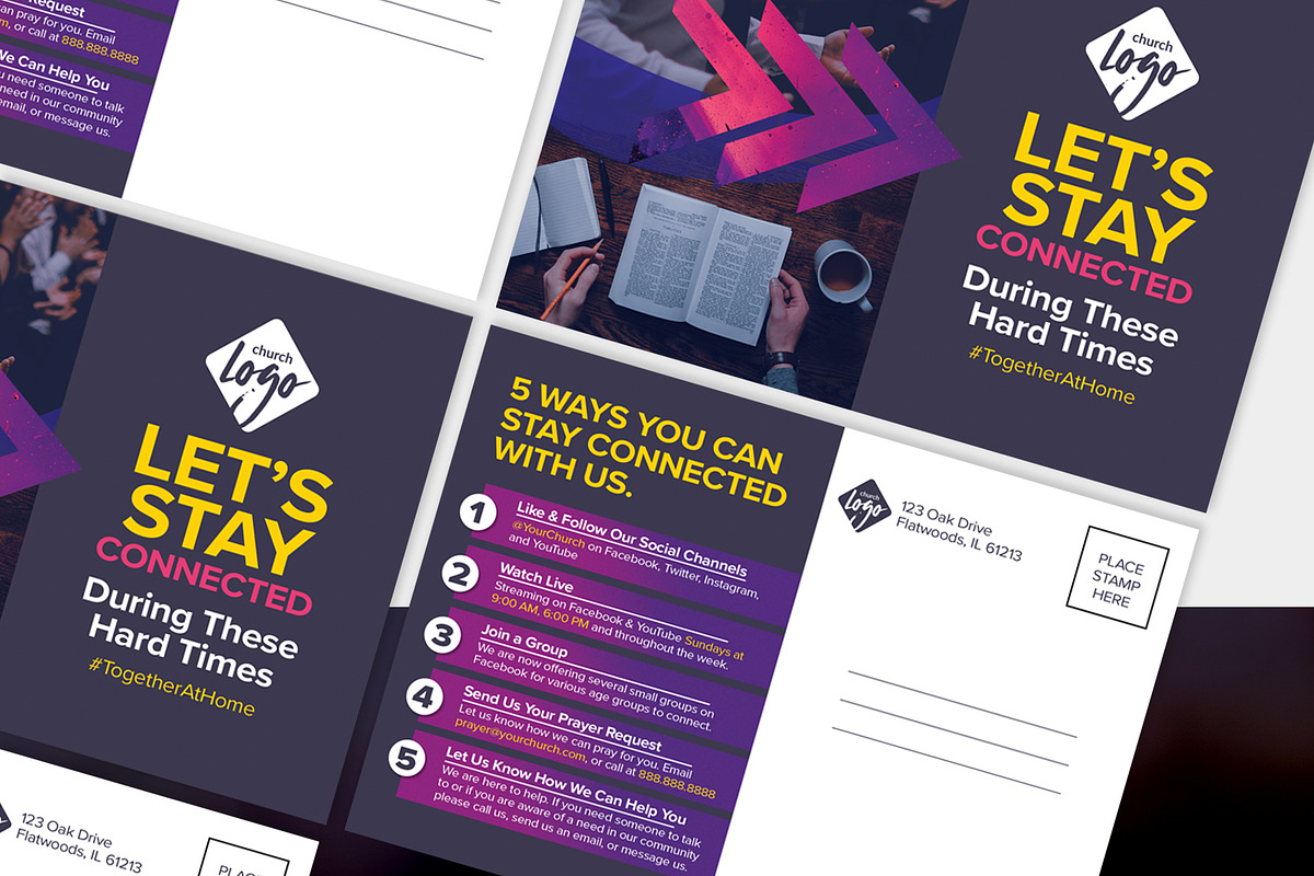 Let's Stay Connected COVID-19, a Card Template by IFBdesign (Photo 4 of 8)
