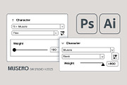 Musero, a Sans Serif Font by din-studio.com (Thumbnail 10 of 15)