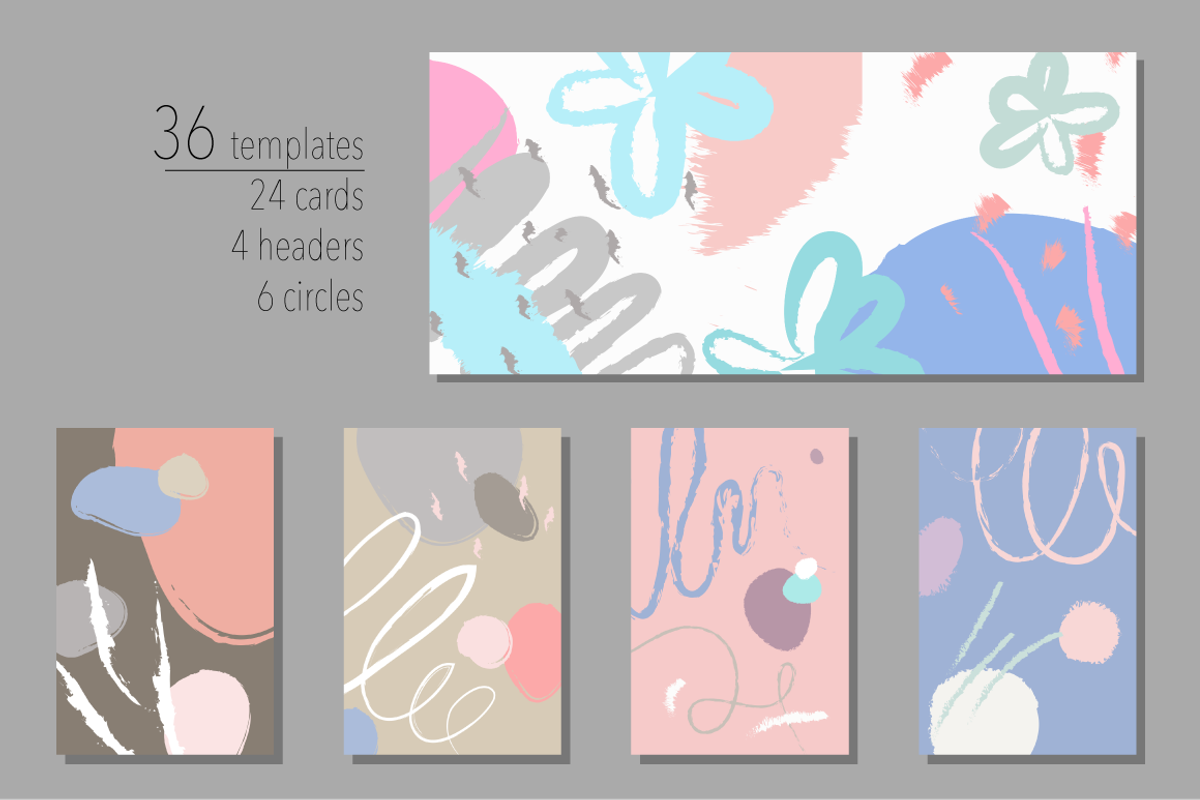 GOOD_MOOD CREATIVE CARDS, a Pattern Graphic by DinaraChernaya (Photo 2 of 7)