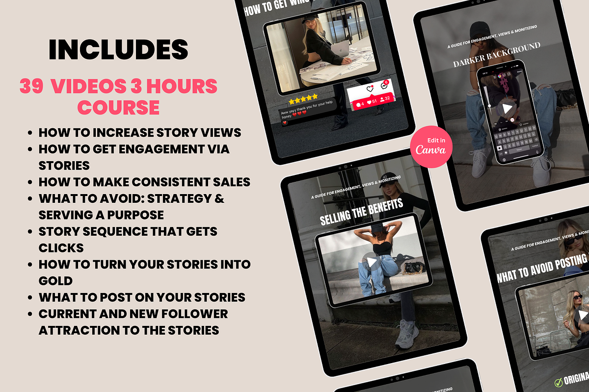 Selling Through Stories Mastery MRR, a Marketing Template by Design By Hira (Photo 2 of 8)