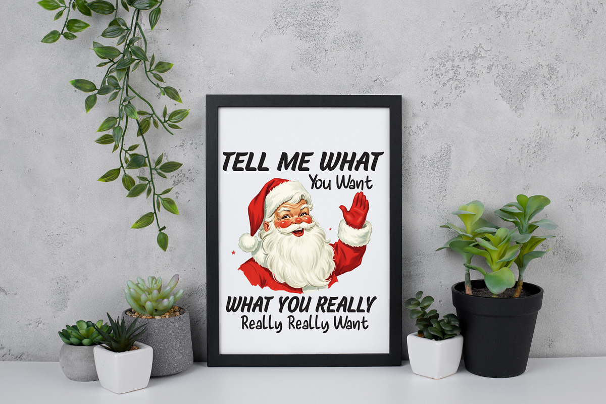Funny Christmas Png Vintage Santa, an Illustration by Daily.Designs (Photo 5 of 5)