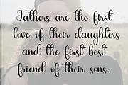 Daddy, a Handwritten Font by FreshTypeINK (Thumbnail 6 of 8)