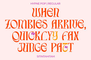 Hypne Pop Display Font