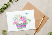 Flower bouquet Watercolor, an Illustration by MitrushovaArt (Thumbnail 5 of 6)