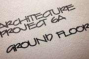 Grifter Architect Blueprint Writing, a Font by Haynie Design Co. (Thumbnail 9 of 9)