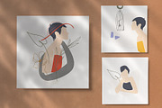 Abstract modern women, an Object Graphic by Vera●Suleimanova (Thumbnail 3 of 17)