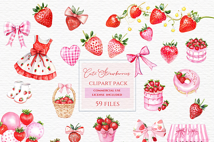 Berry sweet baby shower clipart, a Decorative Illustration by Invite to Clipart