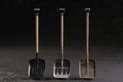 Shovel Set, an Object 3D Model by mockupzz (Thumbnail 8 of 9)