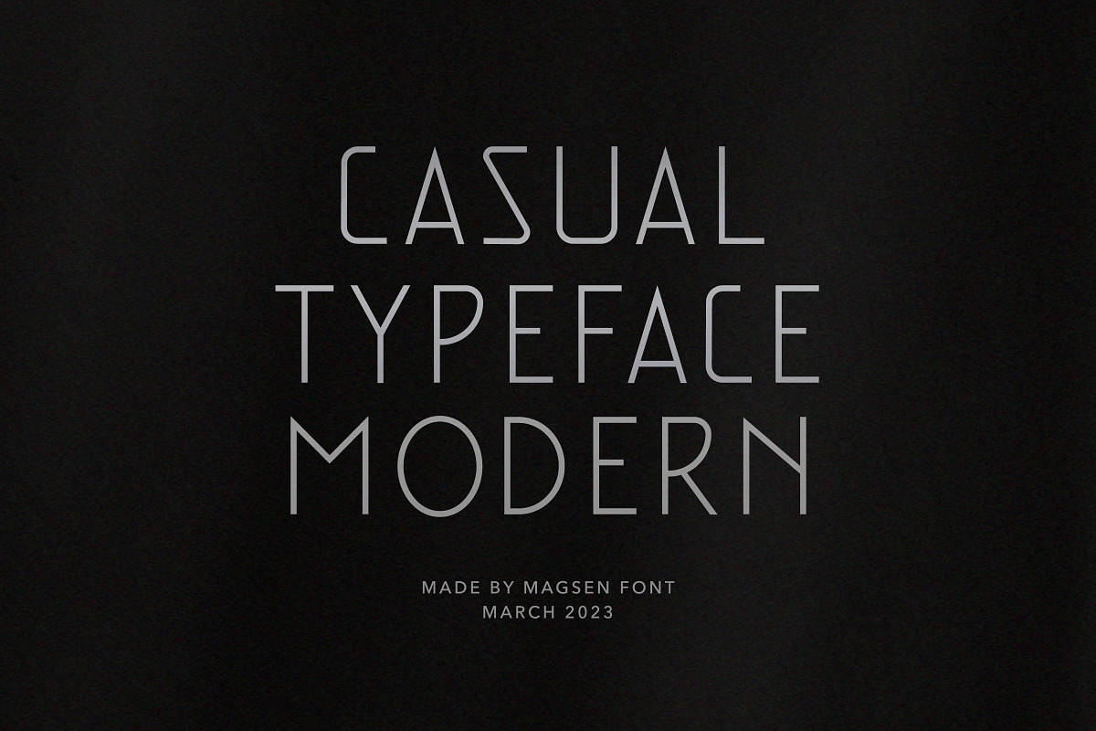 Magsen - Modern Font, a Sans Serif Font by Tammami (Photo 3 of 9)