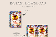 Chibi Superhero Birthday Invitation, an Invitation Template by InvitingStorys (Thumbnail 10 of 12)