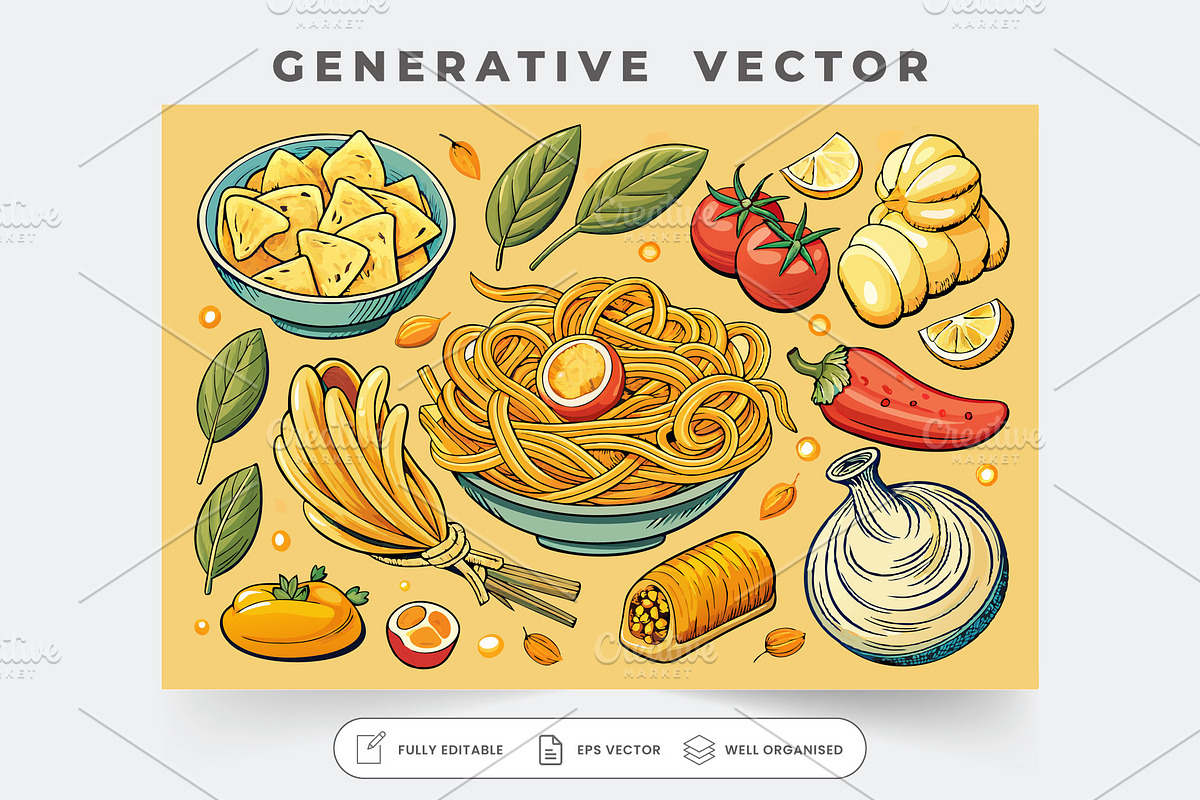 This creative sketch features variou, a Graphic by SouravDesign