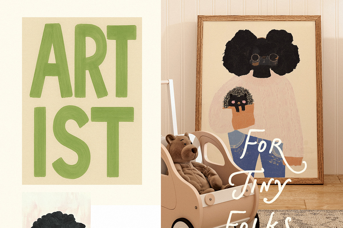 For Tiny Folks - nursery art prints, a Background Graphic by Purple (Photo 4 of 7)