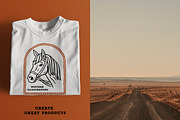 Hand-drawn Western Illustrations, an Illustration by cd-design.co (Thumbnail 5 of 8)